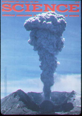 St. Helens Volcano Erruption.