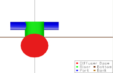 CorSpy Side-View - Alternating Diffuser (Un-Fanned)