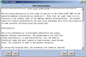 CORMIX Flow Class Description