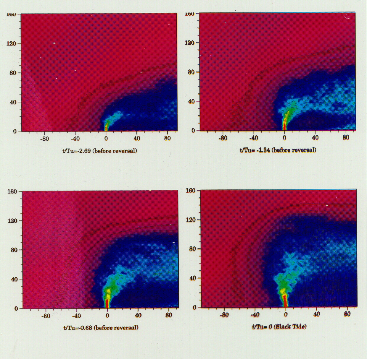 LIF images of a buoyant surface discharge